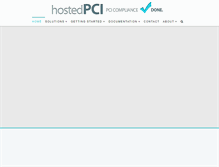 Tablet Screenshot of hostedpci.com